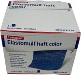 Voordeelverpakking 2 X Elastomull Haft fixatiewindsel, zelfklevend, 6cmx20m, blauw, 1st (45371-00)