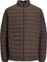 Jack & Jones - Heren Jas zomer Recycle Puffer Collar - Bruin - Maat XXL