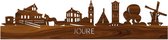 Skyline Joure Palissander hout - 100 cm - Woondecoratie - Wanddecoratie - Meer steden beschikbaar - Woonkamer idee - City Art - Steden kunst - Cadeau voor hem - Cadeau voor haar - Jubileum - Trouwerij - WoodWideCities