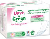 Love & Green Hypoallergene Blaasgruis Pads Extra 10 Pads