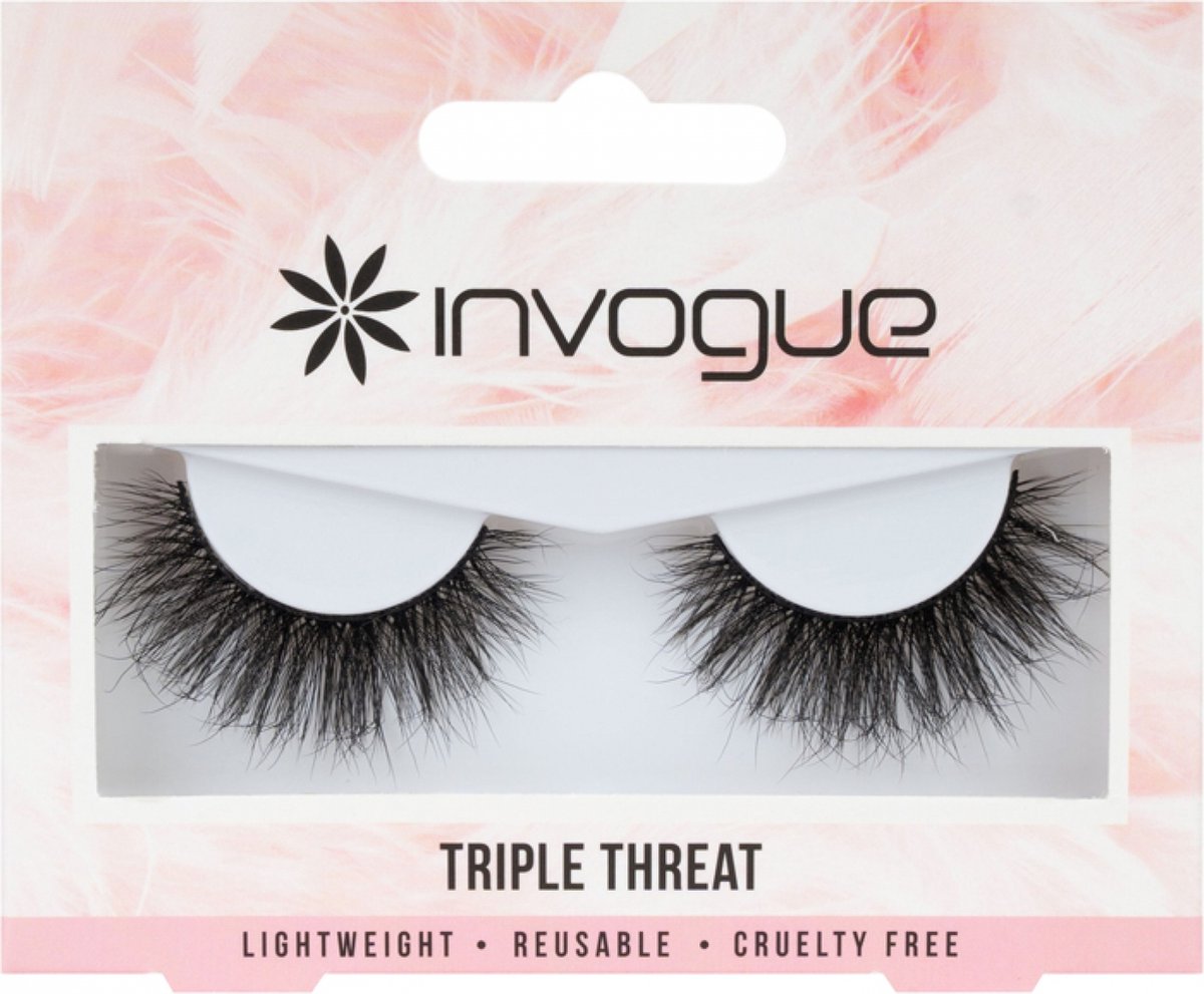 Invogue Valse Wimpers Triple Threat 1 Paar