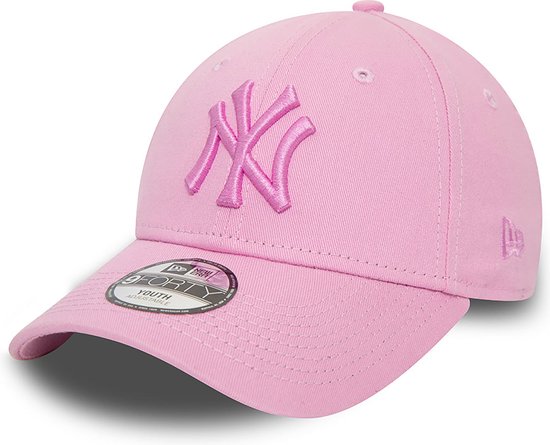 New Era - 4 tot 6 Jaar - Child Cap - New York Yankees Youth League Essential Pink 9FORTY Adjustable Cap