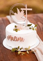 Topper personnalisé de gâteau de baptême de mariage d’anniversaire/sinterklaas/nom de coeur d’amour en bois entièrement personnalisable/garniture de gâteau/garniture de mariage