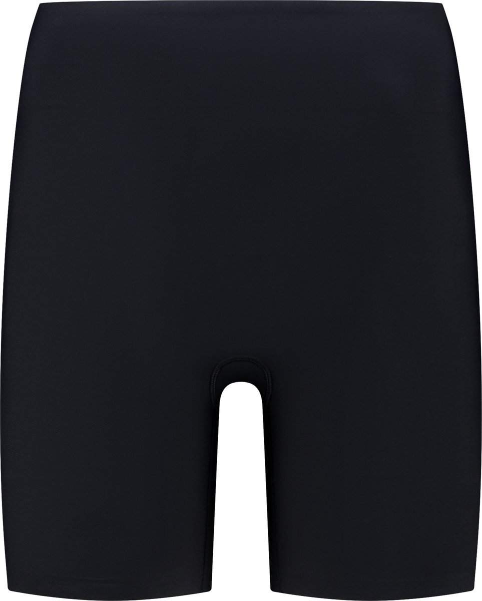 Bye Bra Mid Waist Low Back Shaping Shorts voor dames, onzichtbaar naadloos ondergoed voor outfits met open rug, siliconen voor optimale pasvorm, zachte stof (zwart, maat L)