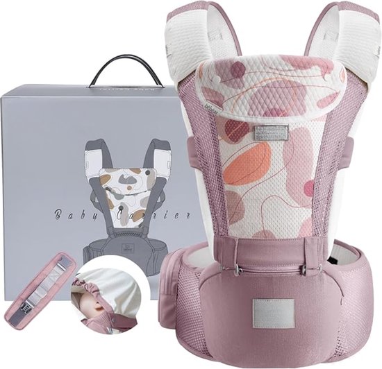 Ergobaby BCASFMGRY Adapt babydrager voor pasgeborenen vanaf de geboorte, met 3 posities SoftFlex mesh ergonomische buikdrager rugdrager draagzak, Pearl Grey : Ergobaby