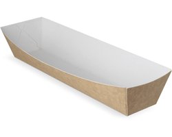 Snackbak Kraft A16 185x35x33mm 50 stuks