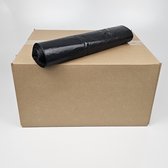 Sac Poubelle Noir - 300 Sacs - 60 Litres - LDPE Recyclé - 70cm x 90cm