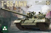 1:35 Takom 2042 T-55 AMV - Russian Medium Tank Plastic Modelbouwpakket
