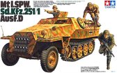 1:35 Tamiya 35195 Mtl. SPW Sd.Kfz.251/1 Ausf.D Personenwagen Plastic Modelbouwpakket