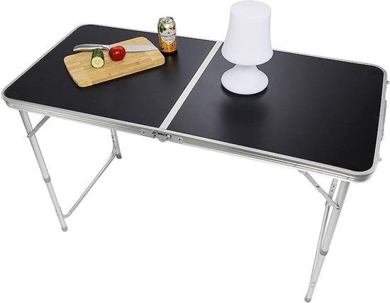 Kampeerkeuken, SucceBuy Kampeerkeukentafel - Draagbaar Opvouwbaar Kookstation, 3 Verstelbare Hoogtes
