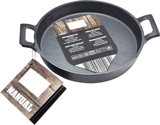 Pan-à-moi gietijzeren grillpan met excalibur coating 28x28cm | PV-PAM-8038