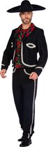 Wilbers & Wilbers - Costume espagnol et mexicain - Carlos, membre du groupe de mariachis mexicains - Homme - Zwart - Medium - Déguisements - Déguisements