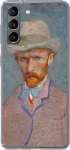 Geschikt voor Samsung Galaxy S21 hoesje - Zelfportret - Vincent van Gogh - Siliconen Telefoonhoesje