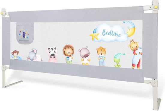 Babybedrails Barrière Box Hek Trendy 2024 Opvouwbaar Kinderbedbeschermers Rail B