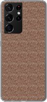 Coque Samsung Galaxy S21 Ultra - Visage - Motifs - Abstrait - Siliconen