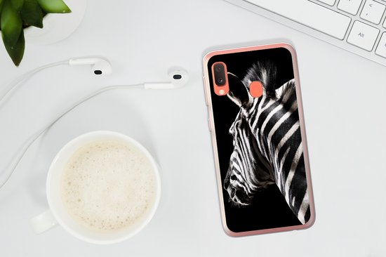 Coque Samsung Galaxy A20e - Zebra - Animaux Sauvages - Motifs - Siliconen