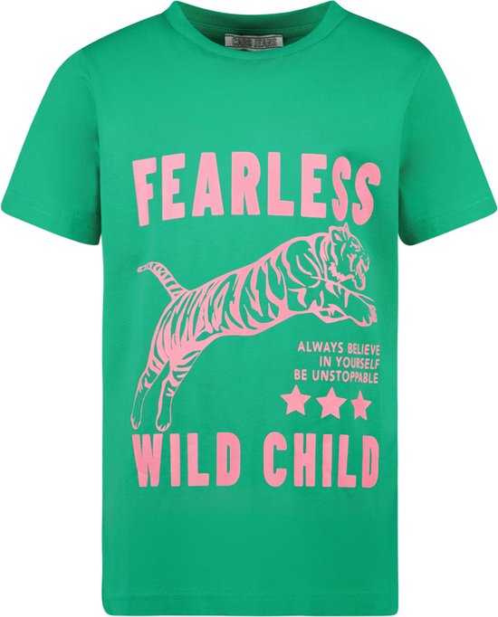Cars Jeans Kids Cat Filles T-shirt - Vert - Taille 14