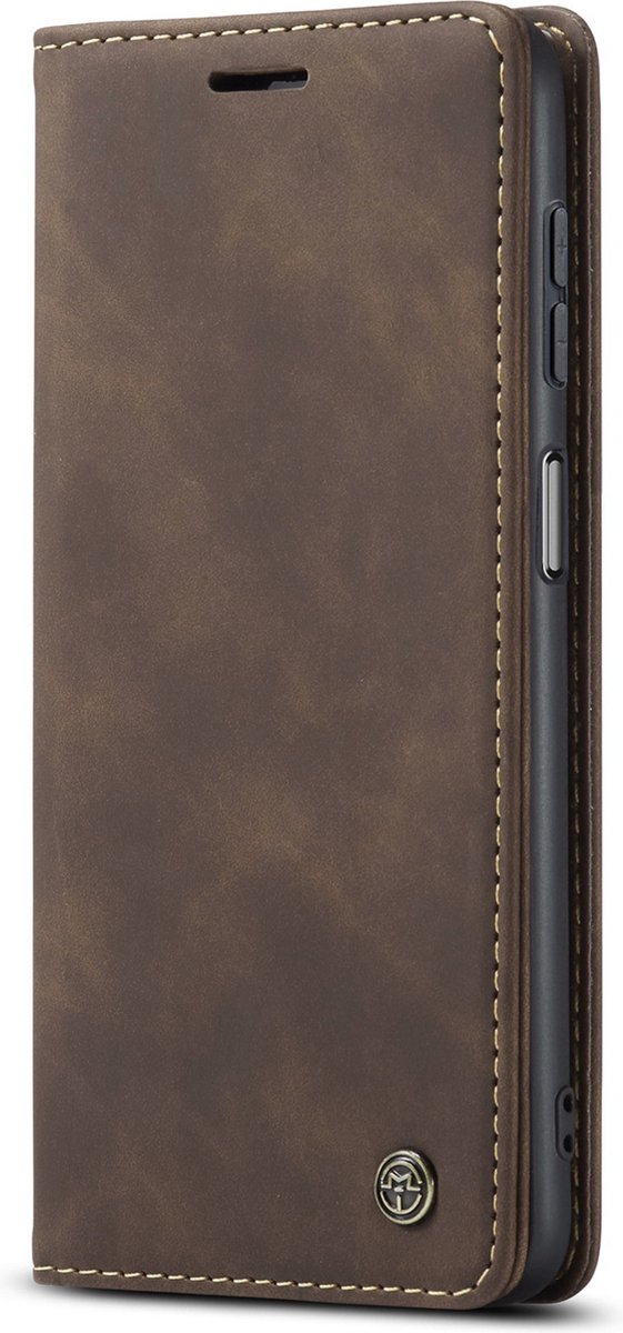 CaseMe - Slim Bookcover hoesje Samsung Galaxy A24 - Bruin