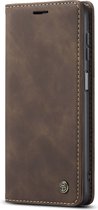 CaseMe - Slim Bookcover hoesje Samsung Galaxy A24 - Bruin