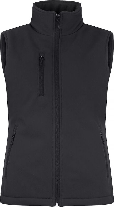 Clique Padded Softshell Vest Women 020959 - Zwart - XXL