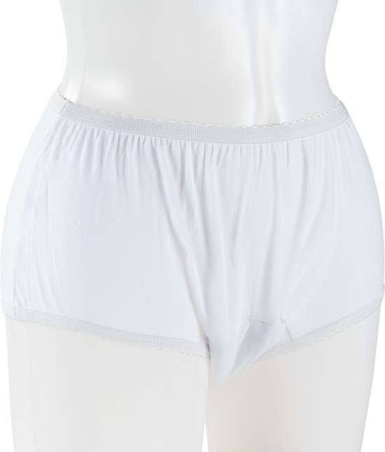 Luierhoes voor volwassenen voor incontinentie, stoffen actieve latex lekvrije broek, geruisloos, herbruikbaar, wasbaar, pull-up plastic broek (zwart, L