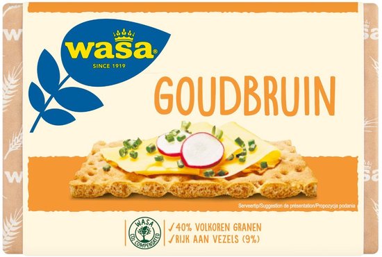 Wasa Knäckebröd goudbruin 6 pakken x 245 gram
