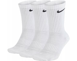 Nike - Dri-FIT Everyday Cushioned Crew Socks 3P - Witte Sportsokken-42 - 46