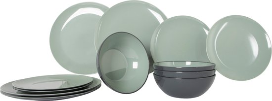 Gimex Vivid Line Servies - Groen - 12-Delig van GIM — afbeelding 5