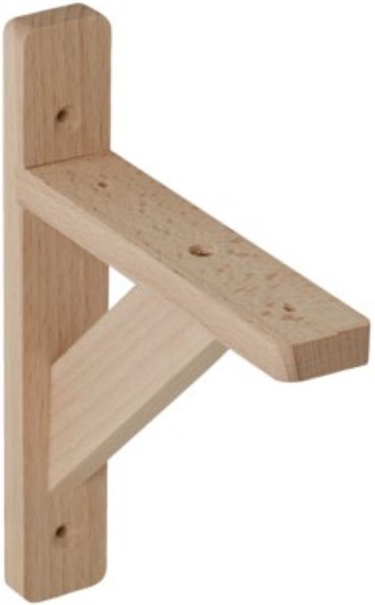Wovar Houten Plankdrager 15 x 19 cm Beuken | Per Stuk Houtkleur