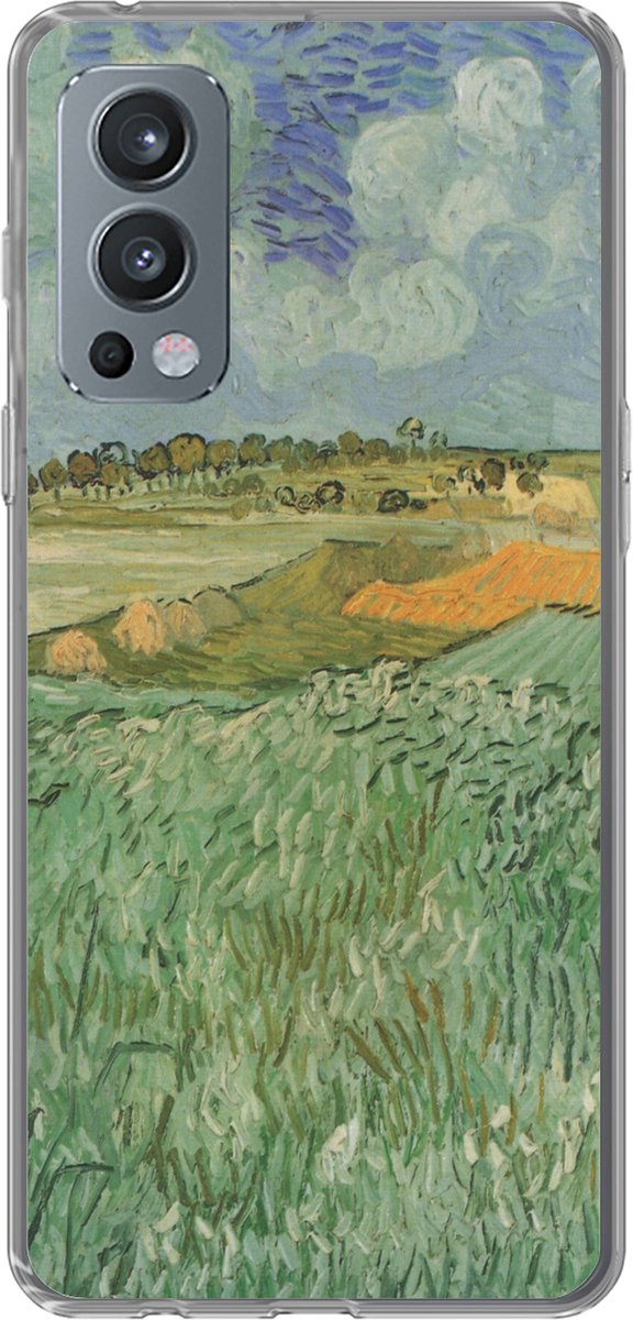 Telefoonhoesje Geschikt voor OnePlus Nord 2 5G hoesje - Vlakbij Auvers - Vincent van Gogh - Siliconen Telefoonhoesje Telefoonhoesje