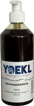 YOEKL Hennepzaadolie - Omega 3 en 6 vetzuren - glanzende vacht - 500ml.