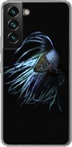 Coque Samsung Galaxy S22 - Poisson - Staart - Zwart - Coque de téléphone en Siliconen