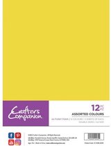 Crafter's Companion - A4 Funky Foam - Assorted Colours - 12 st.