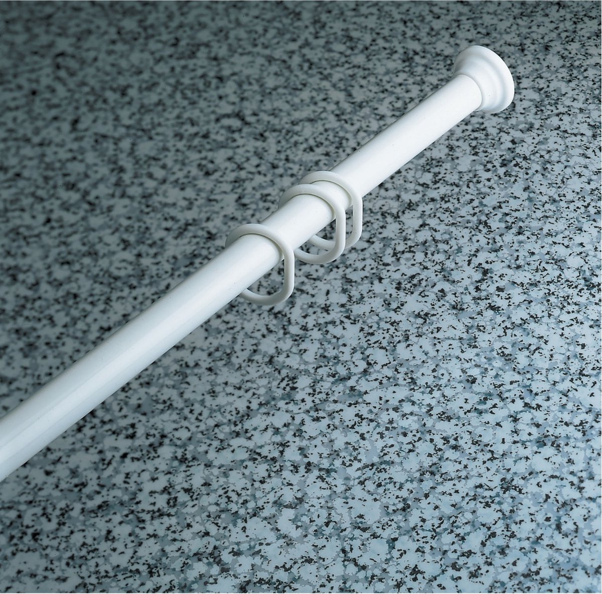 Spirella Douchegordijn ophangen stang uitschuifbaar van 75 naar 125