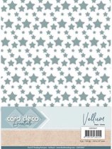 Card Deco Essentials - Vellum - Stars Green