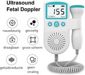 RenV® - Hartslag Baby Doppler - Groen - Echo apparaat - Incl. Ultrasound Gel en Batterijen - Zwangerschapscadeau - Fetal Doppler - Plug and Play - Doppler.