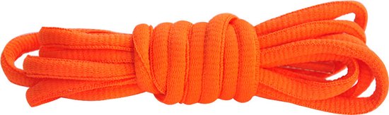 Veters oranje - 120cm - Sportveters - Veters rond - Veter