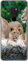 Geschikt voor Huawei P40 Lite hoesje - Leeuwen - Dieren - Welpen - Siliconen Telefoonhoesje