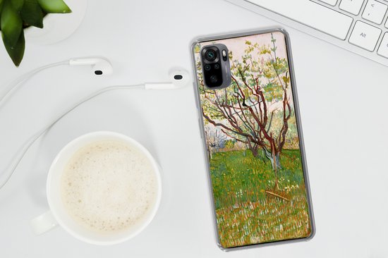 Coque Xiaomi Redmi Note 10 - Verger en fleurs - Vincent van Gogh - Coque de téléphone en Siliconen