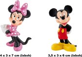 set de jeu Mickey & Minnie Mouse, Bullyland (+/- 7cm)