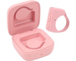 Multimedia Bluetooth Ring - Afstandsbediening - TikTok Bluetooth Ring - Roze - Telefoon - Tablet - App Bediening - Selfie en foto Maken - IOS en Android - Multimedia Afstandbediening - Draadloze Bluetooth Afstandsbediening - Vinger Scroller