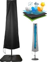 Parasolhoezen - Weersbestendige Parasolhoes - 25*55*230cm , voor 2 m tot 3 m tuin, outdoor paraplu (Zwart)