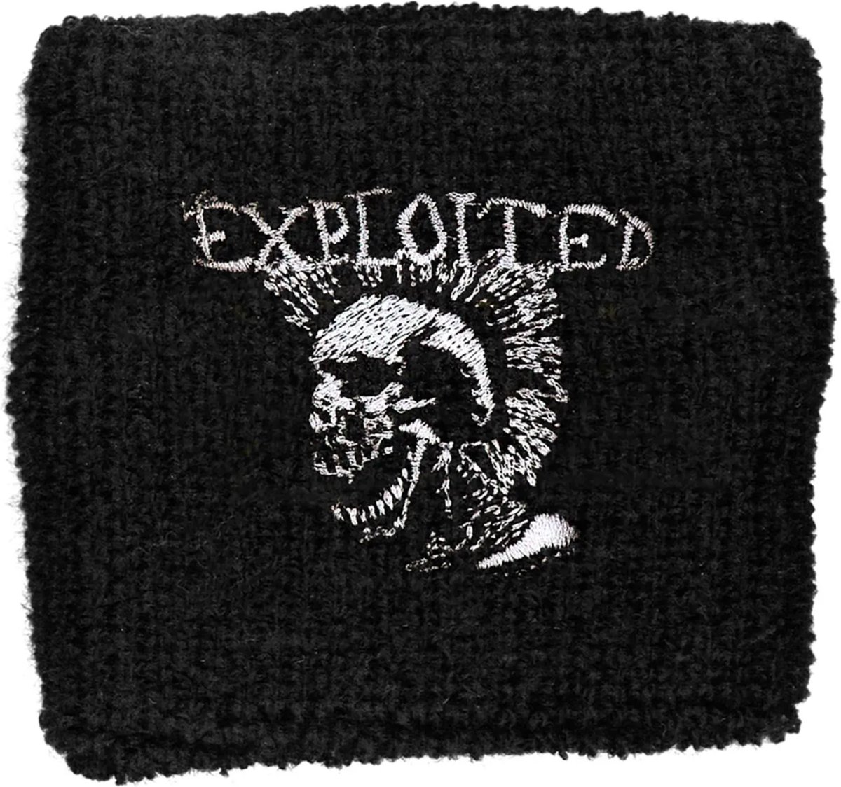 The Exploited - Mohican Skull - wristband zweetbandje