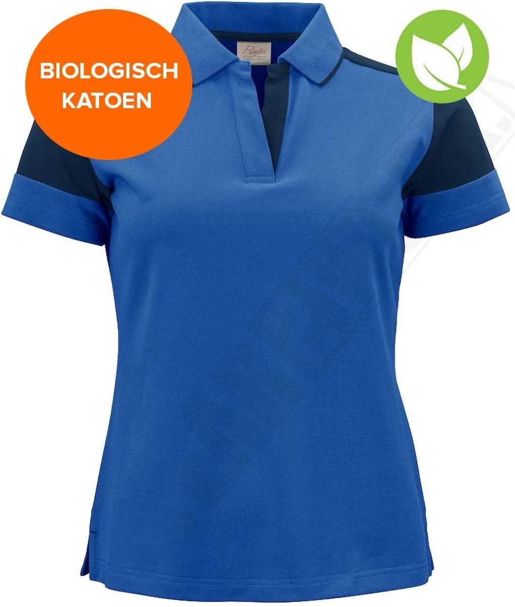 Printer Prime Polo Lady Kobalt/Marine - Maat S