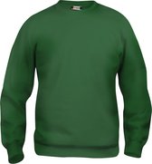 Col rond Clique Basic Vert bouteille taille XL