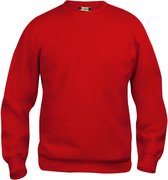 Clique Basic Roundneck jr Red taille 90/100