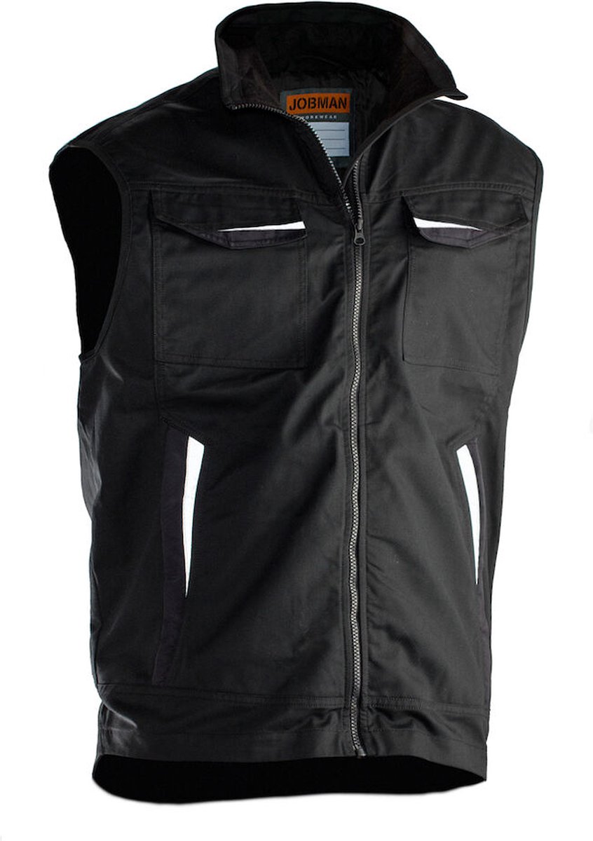 Jobman 7507 Service Vest 65750720 - Zwart - S