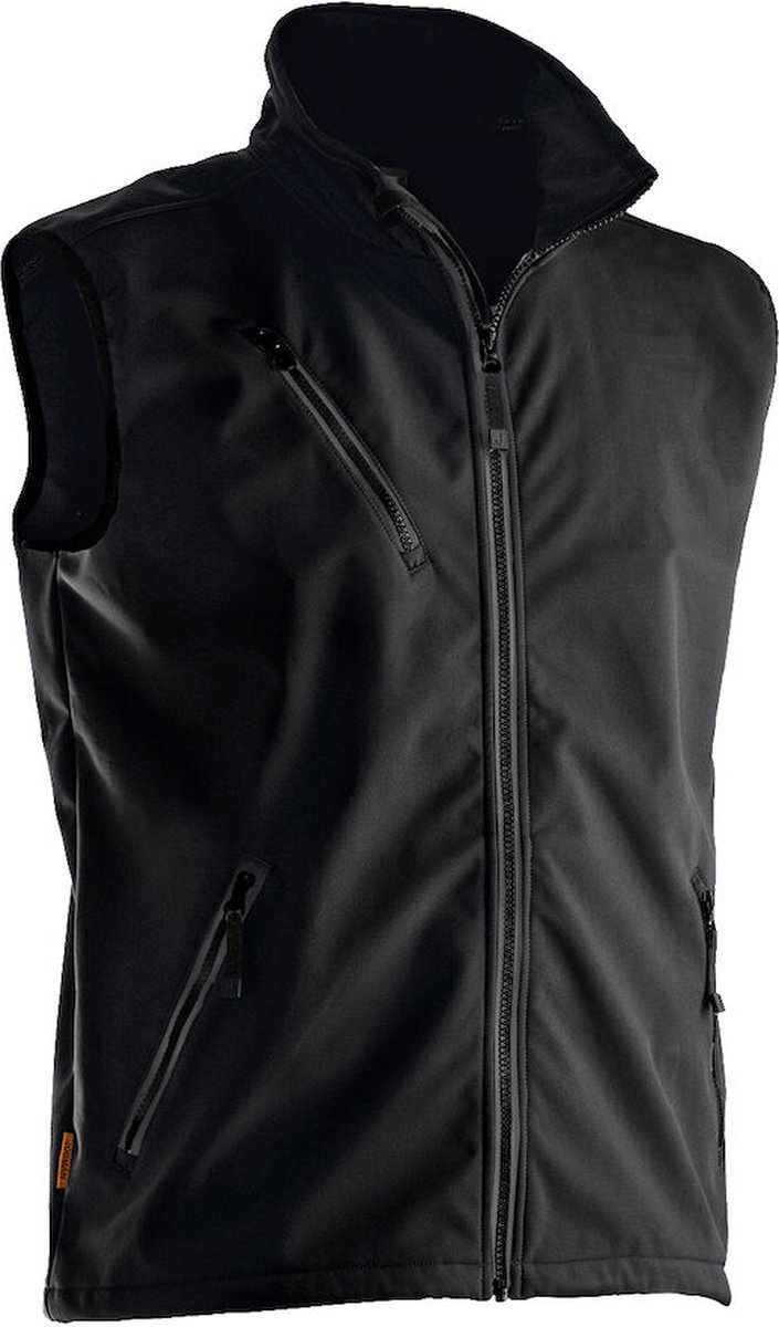 Jobman 7502 Softshell Vest 65750271 - Zwart - 3XL