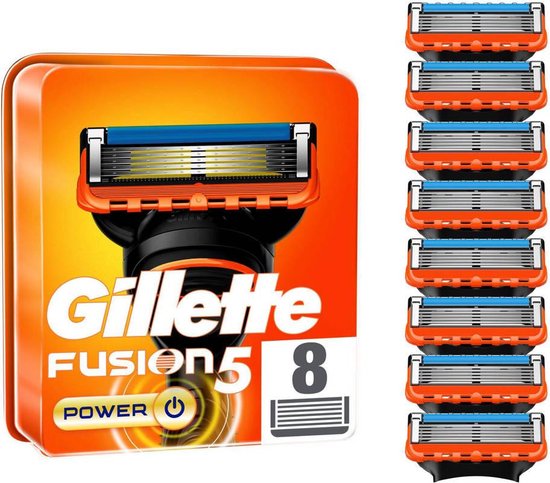 Shaving Razor Gillette Fusion 5 Power (8 Units) - Gillette