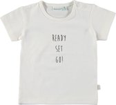 Babylook T-Shirt Korte Mouw Ready Set Snow White 68